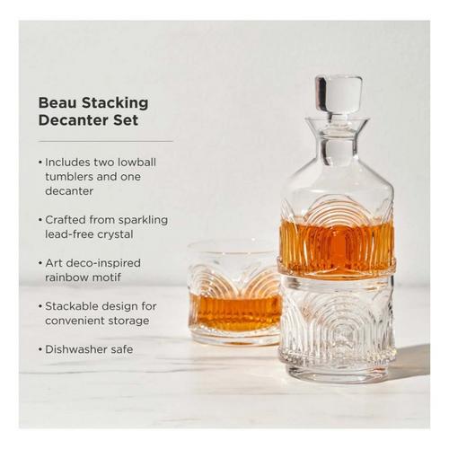 Viski Beau Stacking Decanter Set - Primary Image