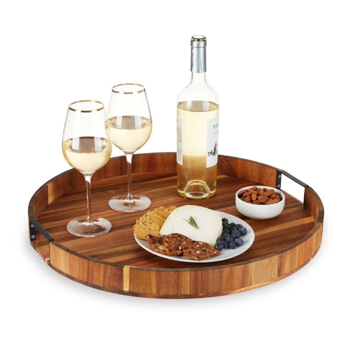 Twine Living Lazy Susan Serving Board - Thumbnail 2