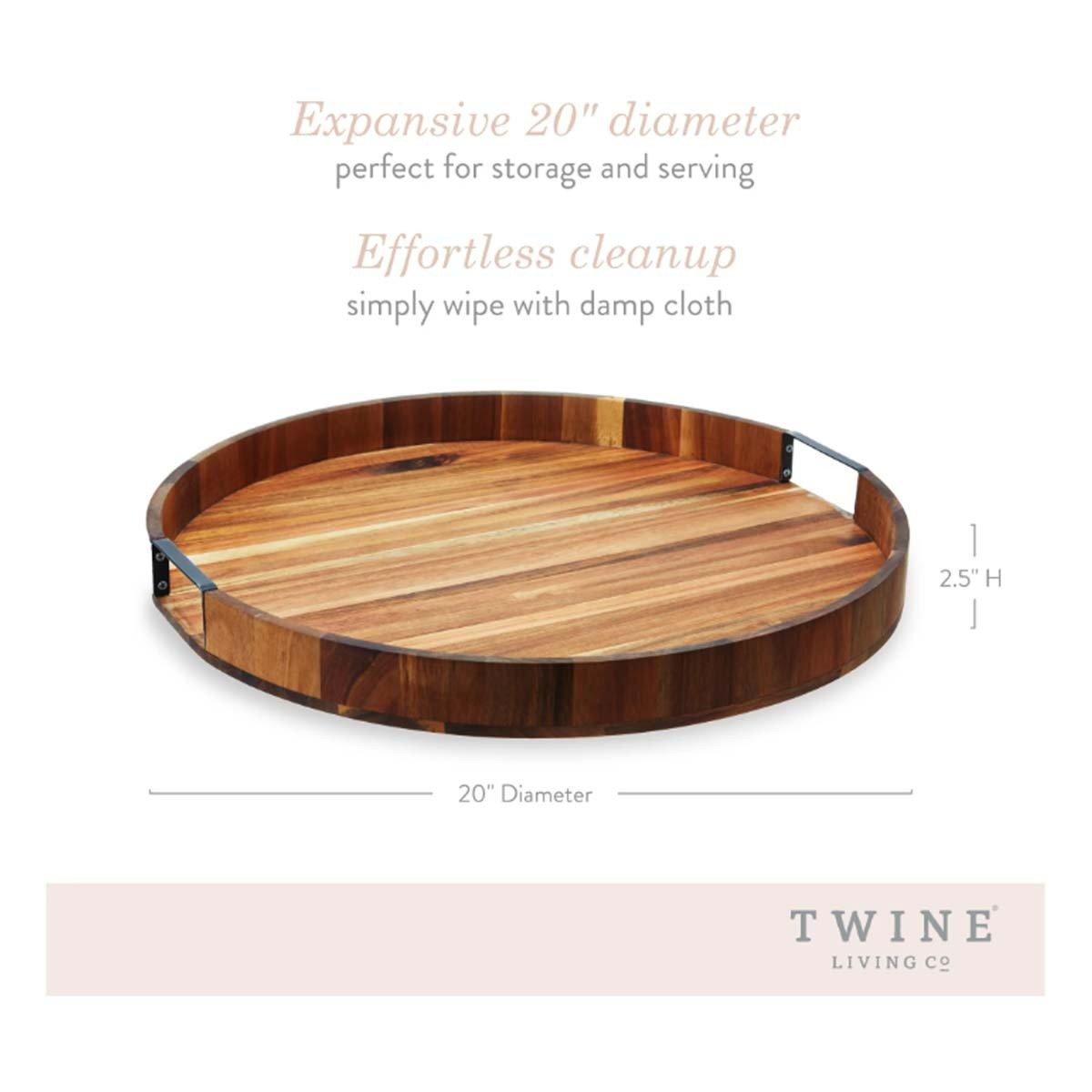 Twine Living Lazy Susan Serving Board - Thumbnail 5
