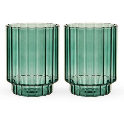 Viski Malachite Optic Tumblers (Set of 2) - Primary Image