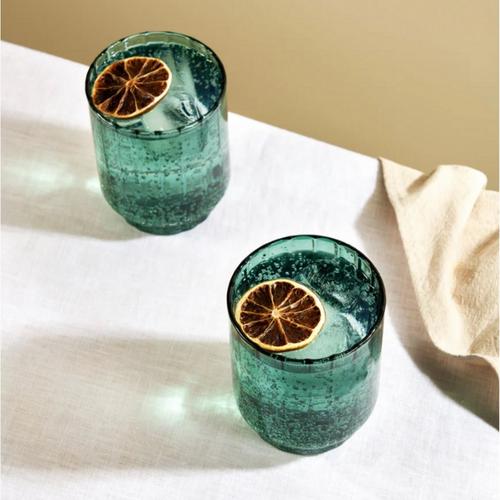 Viski Malachite Optic Tumblers (Set of 2) - Primary Image