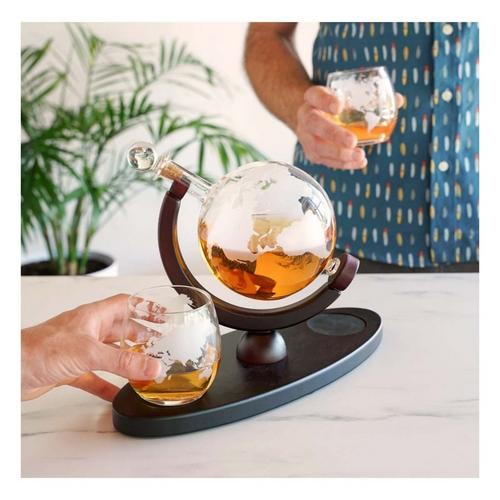 Viski Globe Decanter and Whiskey Tumbler Set - Primary Image