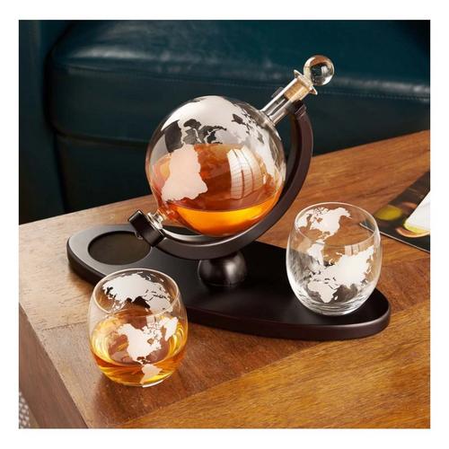 Viski Globe Decanter and Whiskey Tumbler Set - Primary Image