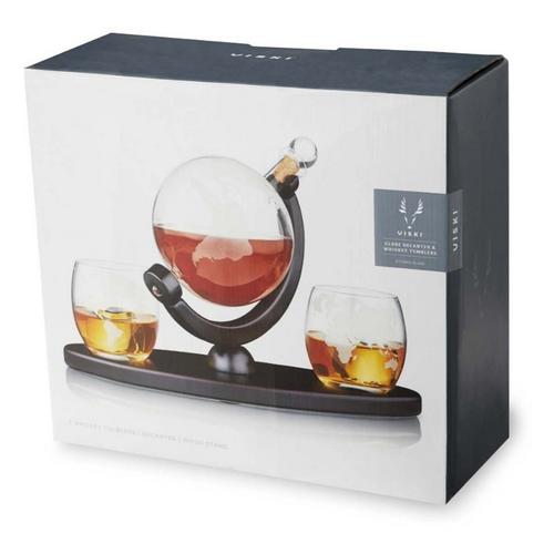 Viski Globe Decanter and Whiskey Tumbler Set - Primary Image