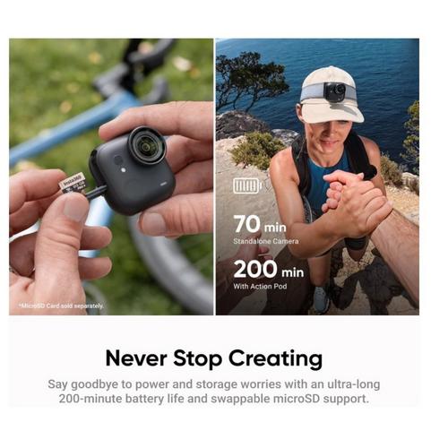 Insta360 GO Ultra Standard Bundle Action Camera - Primary Image
