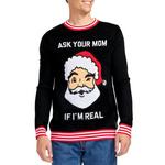 Men's Tipsy Elves Ask Your Mom Ugly Christmas Pullover Sweater - Thumbnail 1 of 2