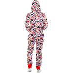 Women's Tipsy Elves Meowy Catmus Onesie Pajamas - Thumbnail 2 of 2