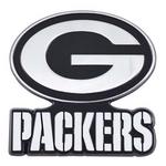Fanmats Green Bay Packers Chrome Car Emblem - Thumbnail 1 of 2