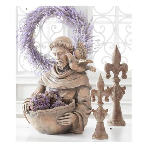 K&K Interiors Light Purple Sedum Ball - Primary Image