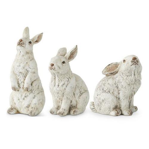 K&K Interiors Resin Bunny Statues (Styles May Vary) - Primary Image