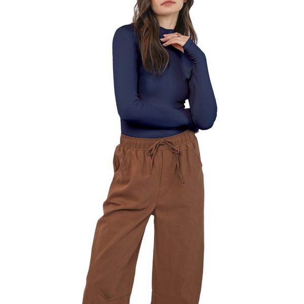 Women's Sadie And Sage Ronan Long Sleeve Mock Neck Shirt