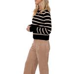 Women's Sadie And Sage Sheri Stripe Pullover Sweater - Thumbnail 2 of 4
