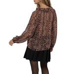 Women's Sadie And Sage Wild Dreams Ruffle Long Sleeve V-Neck Blouse - Thumbnail 3 of 4