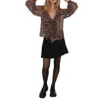 Women's Sadie And Sage Wild Dreams Ruffle Long Sleeve V-Neck Blouse - Thumbnail 4 of 4