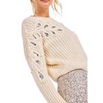 Women's Sadie And Sage Monroe Leaf Pullover Sweater - Thumbnail 2 of 3
