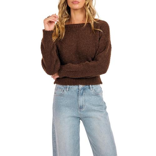 Women's Sage The Label Indira Boat Neck Pullover Sweater - Primary Image