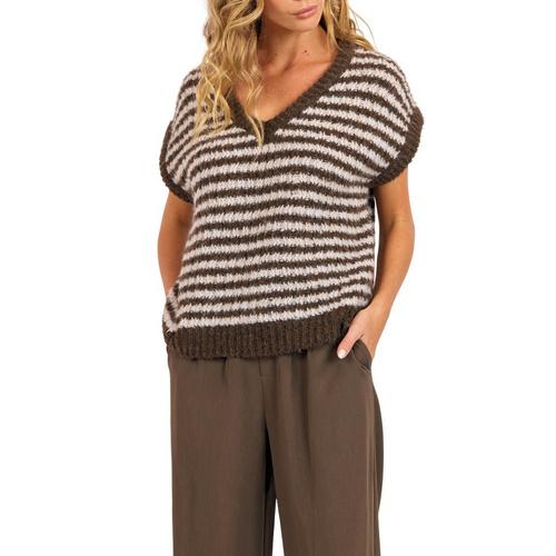 Women's Sage The Label Chantal Sleeveless V-Neck Sweater Vest - Primary Image