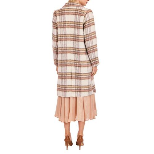 Women's Sadie And Sage Scout Plaid Overcoat - Primary Image
