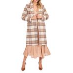 Women's Sadie And Sage Scout Plaid Overcoat - Thumbnail 4 of 4