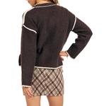 Women's Sadie And Sage Juliet Contrast Pullover Sweater - Thumbnail 3 of 3