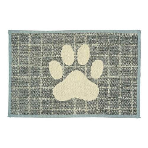 Loving Pets Plaid Paw Dog Mat - Primary Image