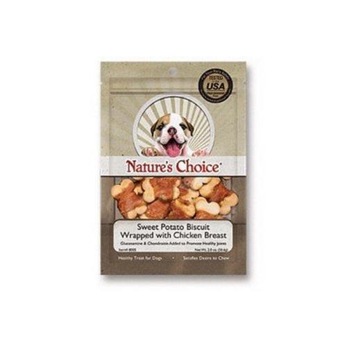 Nature's Choice Sweet Potato Biscuit Wrapped with Chicken Dog Treat - Primary Image
