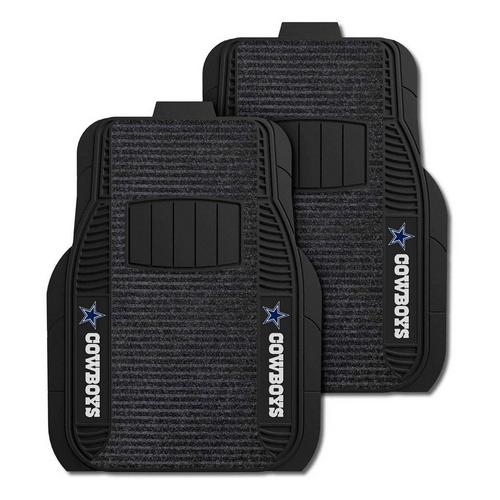 Logo Brands Dallas Cowboys Deluxe Car Mat Set - Primary Image