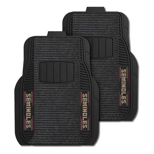 Logo Brands Florida State Seminoles Deluxe Car Mat Set - Primary Image