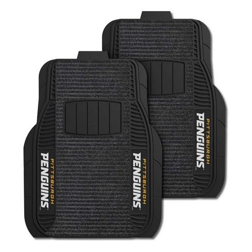 Logo Brands Pittsburgh Penguins Deluxe Car Mat Set - Primary Image