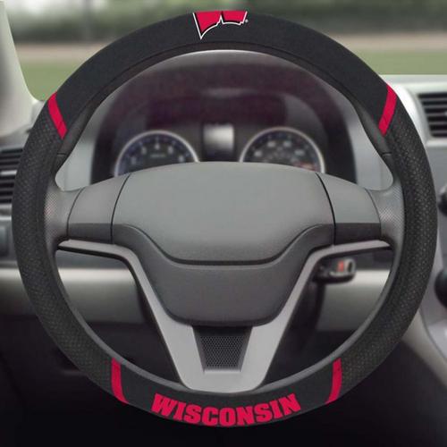 Fanatics Wisconsin Badgers Steering Wheel Cover - Primary Image