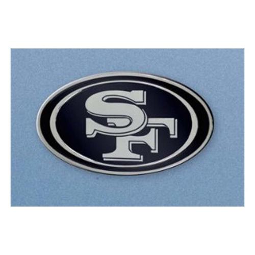 Fanmats San Francisco 49ers Chrome Car Emblem - Primary Image