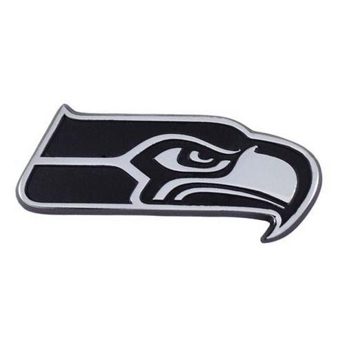 Fanmats Seattle Seahawks Chrome Car Emblem - Primary Image