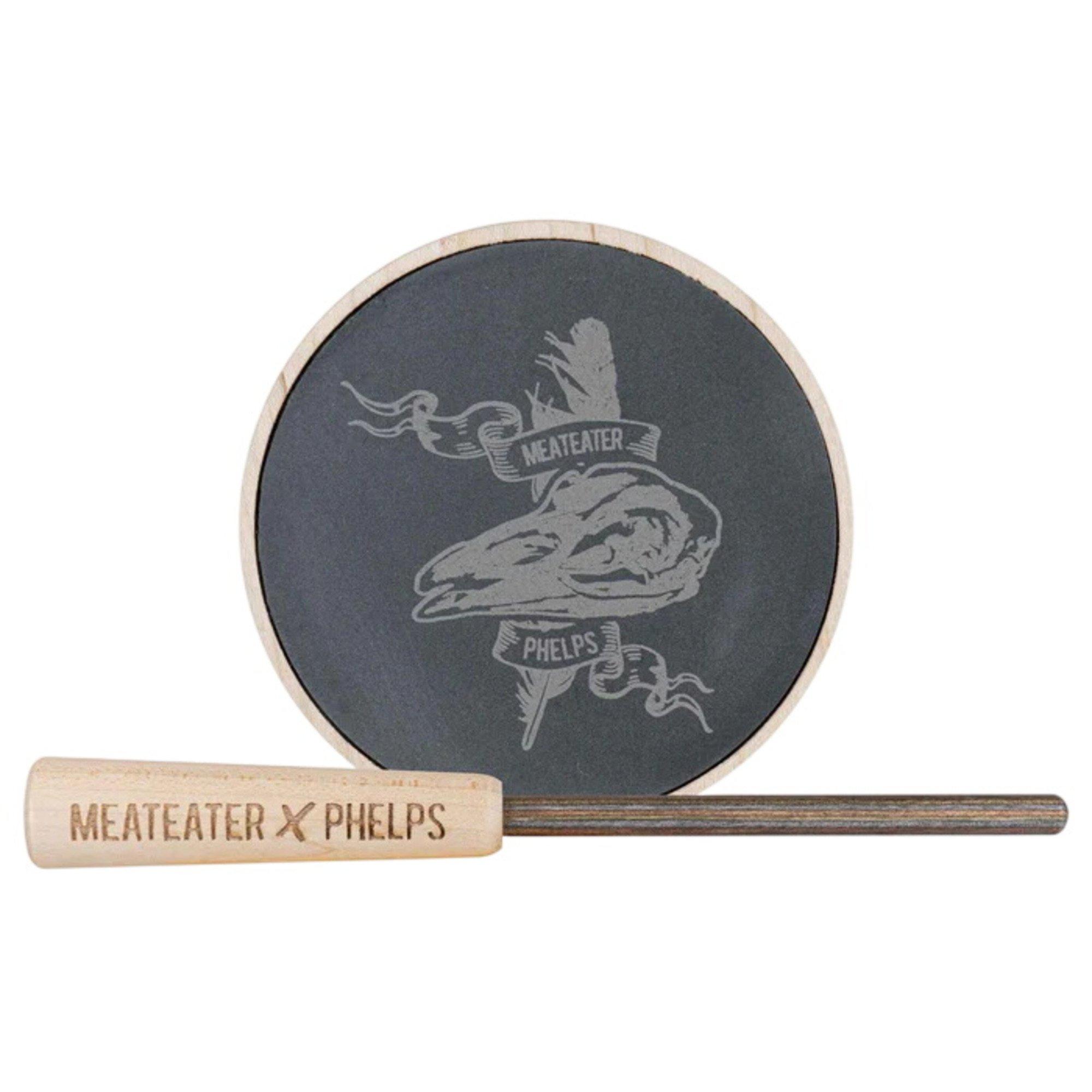 MeatEater x Phelps Slate Over Glass Maple Turkey Pot Call - Phelps Game Calls