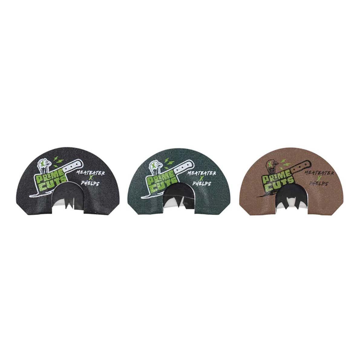 Phelps Turkey MeatEater X Prime Cuts Turkey Call 3 Pack - Phelps Game Calls