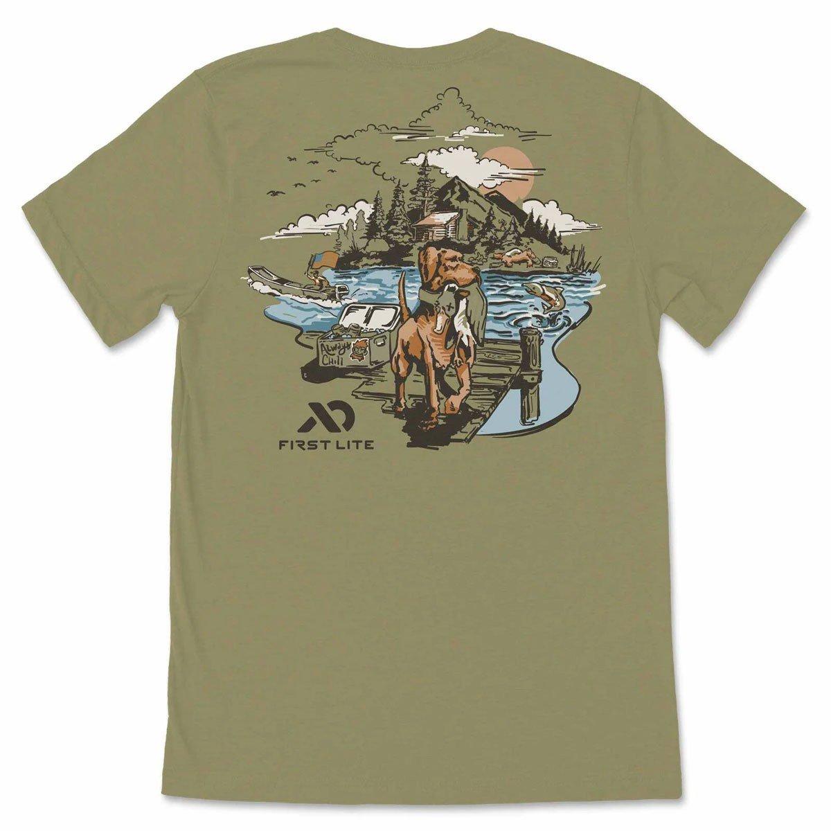 Men's First Lite Lake Life T-Shirt - First Lite