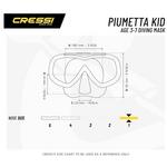 Cressi Kids' Piumetta Diving Mask - Thumbnail 3 of 3