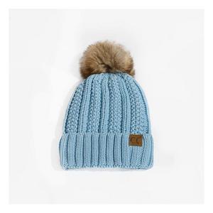 Women's C.C Sherpa Lined Pom Beanie