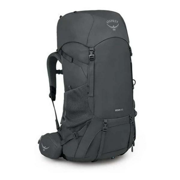 Women's Osprey Women's Osprey Renn 65L Backpacking Backpack Backpack Dark Charcoal/Gray Wolf