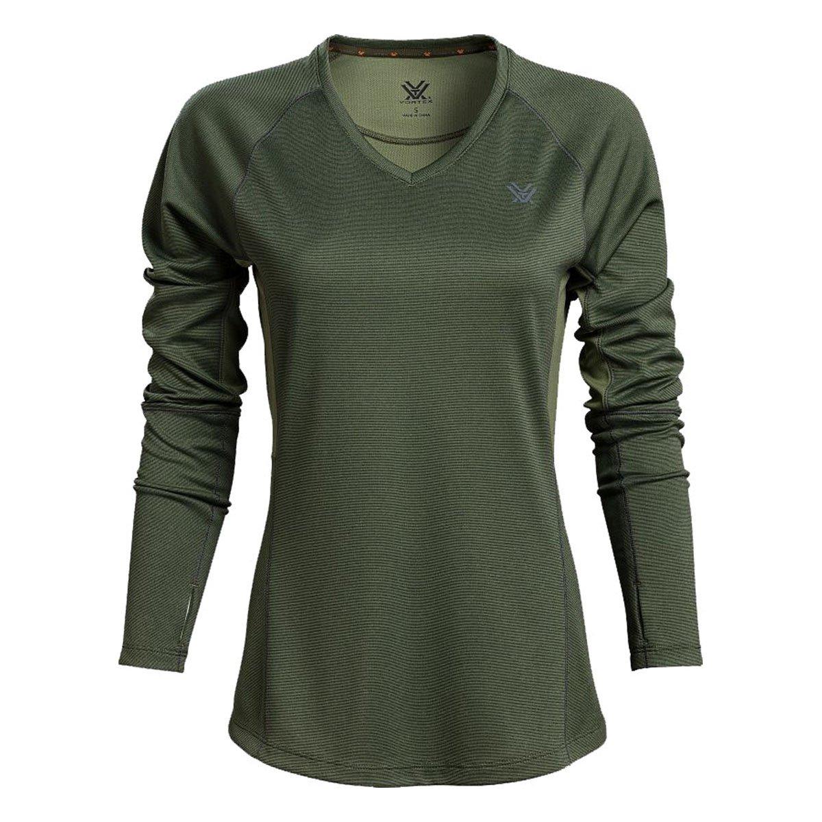 Women's Vortex Weekend Rucker Long Sleeve V-Neck Shirt - Vortex