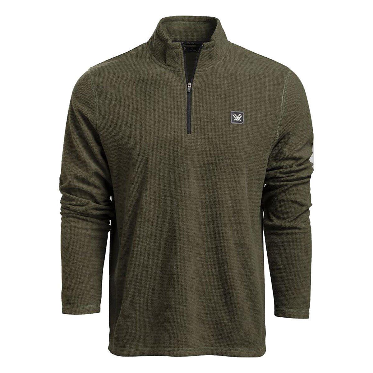 Men's Vortex Yosemete Falls Microgrid Fleece 1/4 Zip Pullover - Vortex