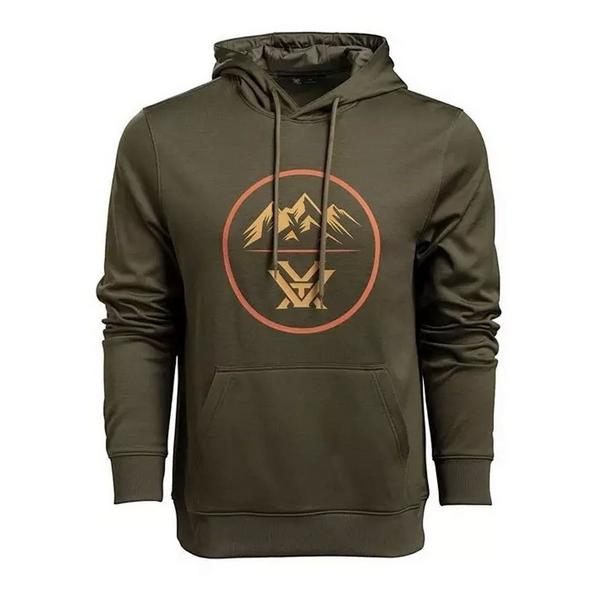 Men's Vortex Three Peaks Performance Hunting Hoodie Medium Forest Night