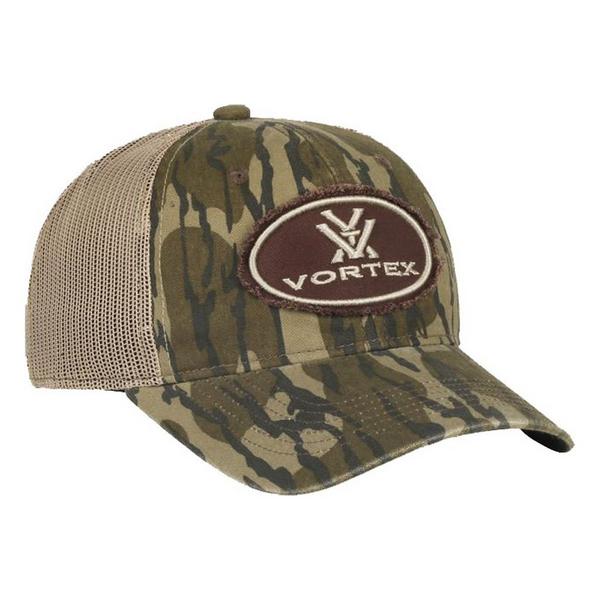Men's Vortex Mossy Oak Bottomlands Logo Shooting Adjustable Hat One Size Mossy Oak Bottomlands Camo