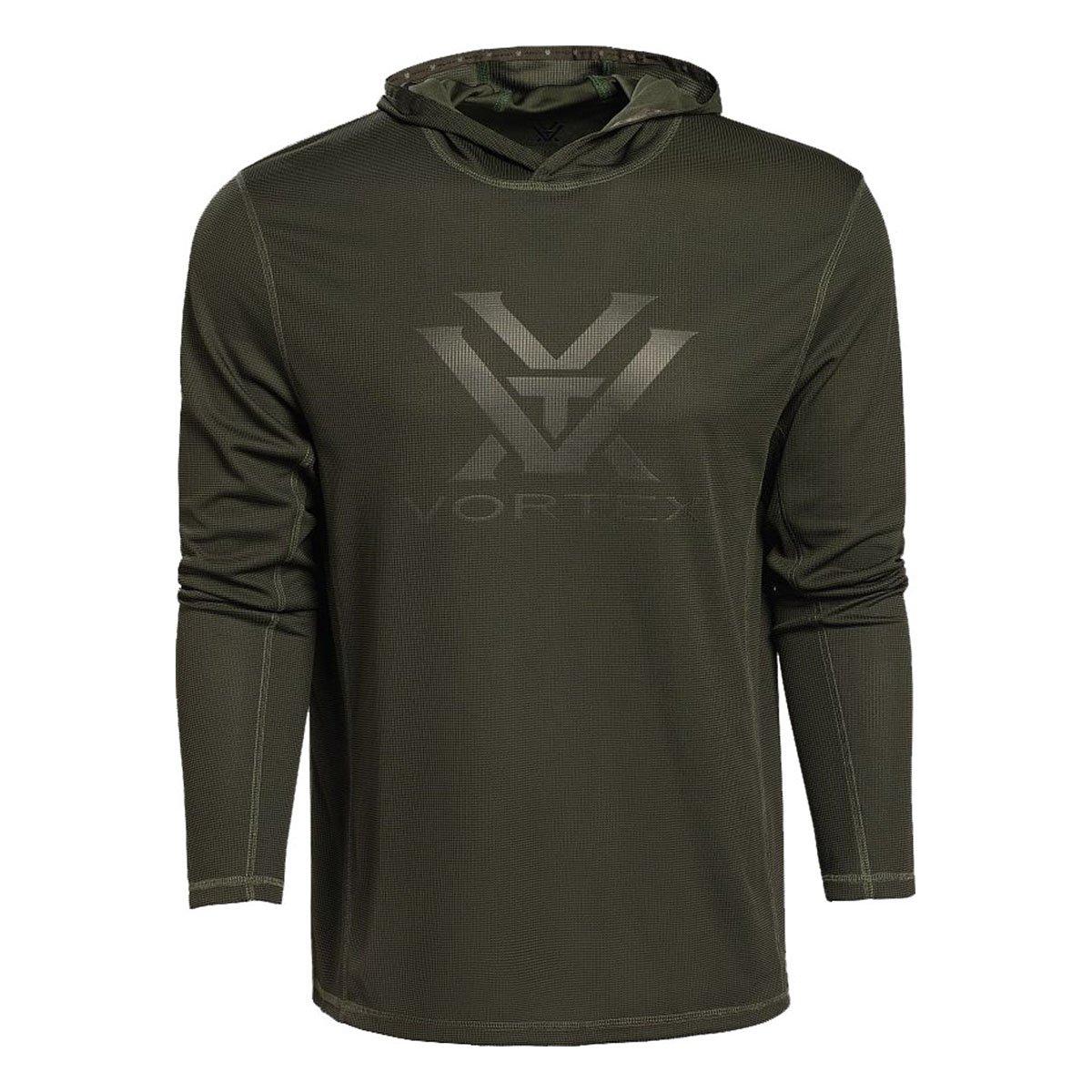 Men's Vortex Core Logo Performance Grid Hoodie - Vortex