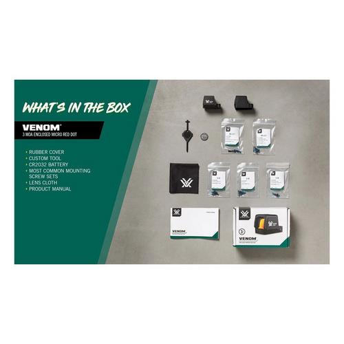 Vortex Venom Enclosed Micro Red Dot - Primary Image