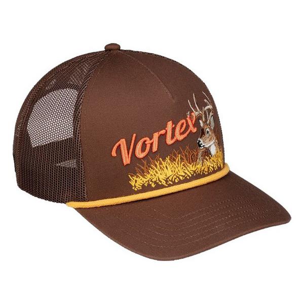 Men's Vortex Grassland Heritage Shooting Adjustable Hat One Size Dark Brown