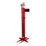 Swen Weathervanes USA Flag Metal Lawn Scoreboard w/Cup Holder - Thumbnail 1 of 5