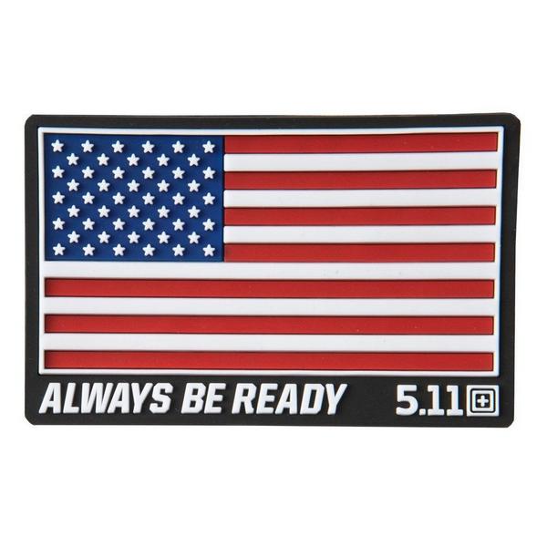 5.11 USA Patch Red