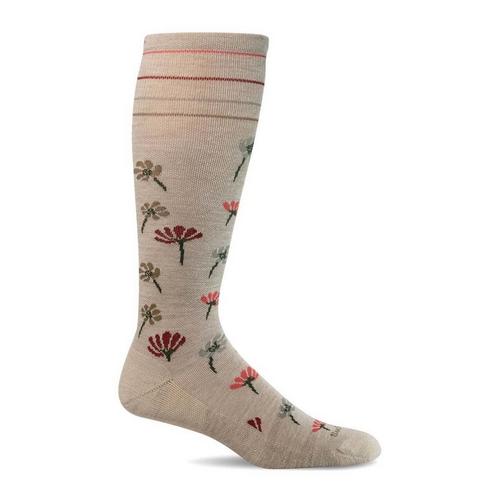 Women's Sockwell Field Flower Moderate Graduated Compression Crew Socks - Primary Image