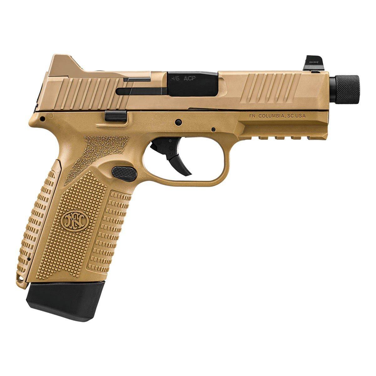 FN 545 Tactical Optic Ready With Threaded Barrel 45 ACP Pistol 