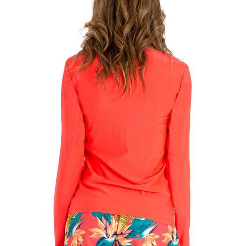 Women's U.S. Apparel Long Sleeve Swim Rashguard - Primary Image